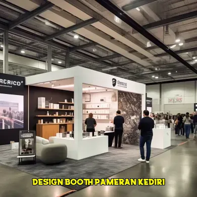 design booth pameran kediri